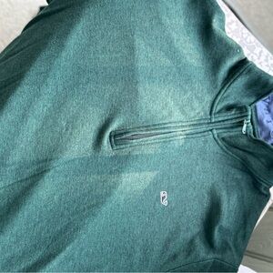 Vineyard Vines Teal and Blue Quarter-Zip Pullover